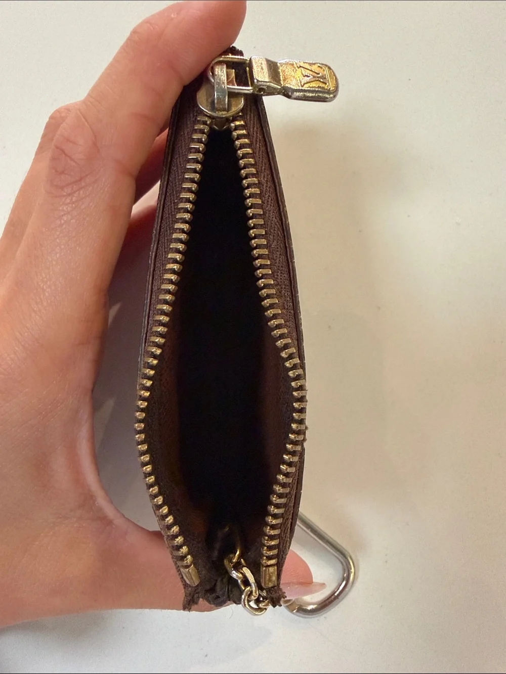 Louis Vuitton Monogram Key & Card Holder in Brown